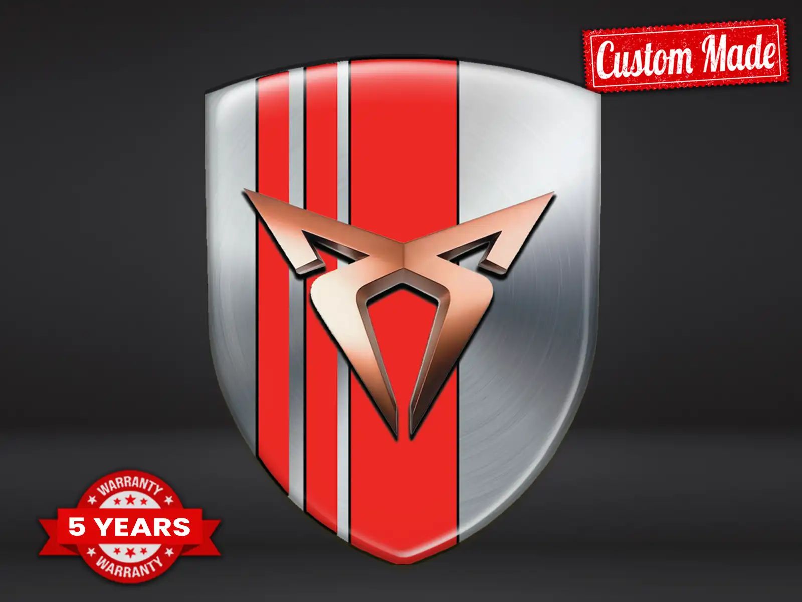 Seat Cupra Insignias Auto Resistentes Máximo Estilo Pro Rendimiento